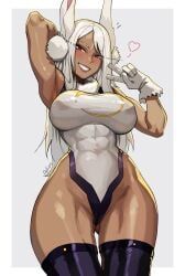 mirko, miruko, boku_no_hero_academia, my_hero_academia, aelion_draws