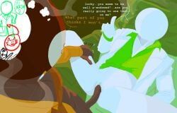 doc_scratch, lucky_clover_(character), oc, homestuck, hjsgbr