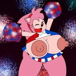 amy_rose, classic_amy_rose, 4th_of_july, fourth_of_july, holidays