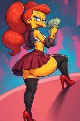 brandine_spuckler, the_simpsons, barts_crush, bra, cletus_wife