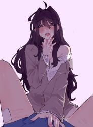 natsuki_(doki_doki_literature_club), yuri_(doki_doki_literature_club), doki_doki_literature_club, pockiseisont, 2girls