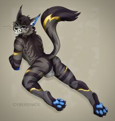 anthro, ass, backsack, balls, bedroom_eyes