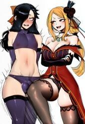 natsuki_subaru, natsumi_schwarz, priscilla_barielle, re:zero_kara_hajimeru_isekai_seikatsu, black_hair