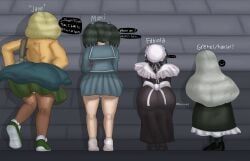 fabiola_iglesias, gretel_(black_lagoon), hansel_(black_lagoon), janet_bhai, maki_(black_lagoon)
