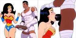 cyborg_(dc), cyborg_(dc)_(classic), diana_prince, victor_stone, wonder_woman
