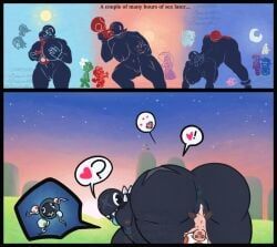 boo_(mario), chain_chomp, gigi_(thecoatl034), lady_bow, luigi