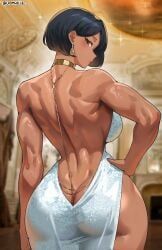 original_character, original, cromwellb, 1girls, ass