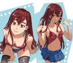 ayase_momo, protagonist, dandadan, science_saru, pluvion