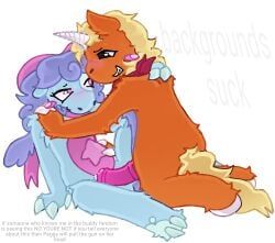 buddy_the_unicorn, buddy_(film), 1boy1girl, anthro, anthro_on_anthro