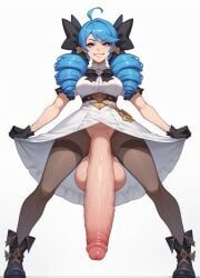 gwen_(league_of_legends), league_of_legends, kadmyrel, 1futa, ahoge