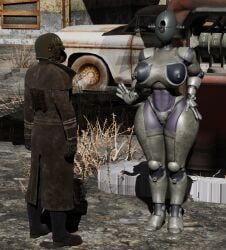 assaultron, ncr_ranger_(fallout), ncr_soldier, fallout, fallout_4