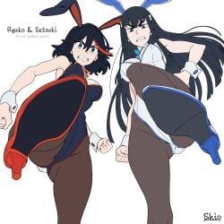kiryuuin_satsuki, matoi_ryuuko, protagonist, kill_la_kill, studio_trigger