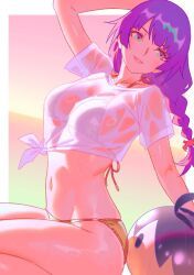 senjougahara_hitagi, bakemonogatari, monogatari_(series), eruart, 1girls