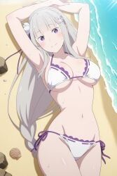 emilia_(re:zero), patreon, re:zero_kara_hajimeru_isekai_seikatsu, digitalwaifugallery, 1girls