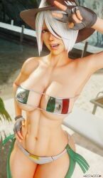 angel_(kof), king_of_fighters, shaddoll_x, big_breasts, bikini
