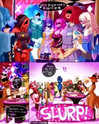 mane_shark, oc, princess_bubblegum, ragatha, ragatha_(the_amazing_digital_circus)