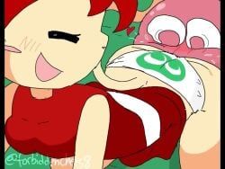 green_puyo, original_character, red_puyo, puyo_puyo, sega