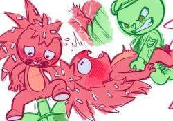 flaky_(htf), flippy_(htf), happy_tree_friends, anthro, bear