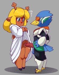 berdly, noelle_holiday, deltarune, undertale_(series), noahdoesart