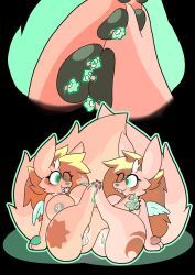 luneth_(starrydraco), starry_(starrydraco), starrydraco, ambiguous_gender, antlers
