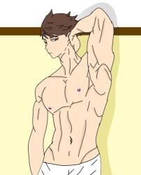 oikawa_tooru_(haikyuu!!), haikyuu!!, brown_hair, douche, oikawa_tooru