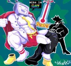 shadowguy_(deltarune), tenna_(deltarune), deltarune, sxnackx, boxers
