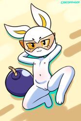 bombun_(kekitopu), bombun, disfigure, 1girls, anthro