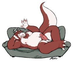 mythology, 3_toes, 4_fingers, anthro, areola