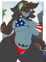 generation_4_pokemon, luxray, pokemon_(species), 4th_of_july, holidays