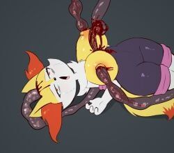 braixen, pokemon_(species), rouge_the_bat_(cosplay), nintendo, pokemon