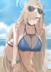 asuna_(blue_archive), blue_archive, ref_(pmxt4483), 1girl, bare_shoulders