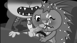 flaky_(htf), flippy_(htf), happy_tree_friends, axsian, bear