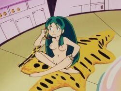 lum, urusei_yatsura, angry, calling, casual_nudity