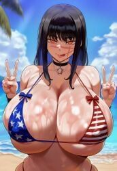 mitaka_asa, yoru_(chainsaw_man), chainsaw_man, meiogun, 1girl