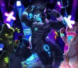 jammer_(kaiju_paradise), pseudo_shork_(kaiju_paradise), raytraxian, shade_(kaiju_paradise), kaiju_paradise