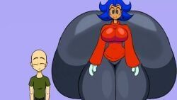 nikki_(cgthiccart), cgthiccart, 1boy, 1girls, accident