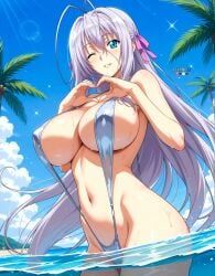 rossweisse, high_school_dxd, break, eternoai, 1girls