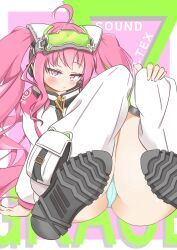 grace_(sound_voltex), sound_voltex, :/, arm_behind_back, arm_support