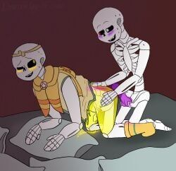 cross_sans, dream_sans_(fan_character), sans, sans_au, undertale