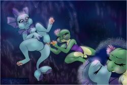 freggie_(dragon-tear), vaporeon, varra_(dragon-tear), nintendo, pokemon