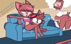 delia_(ajmarekart), murphy_(ajmarekart), murphy_and_mitzi, sketchintheshade, 1boy1girl