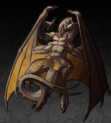 mythology, xonn, 2_penises, ambiguous_gender, anthro