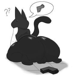 secret_agent_(animal_hospital), animal_hospital, all_fours, anthro, backsack