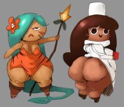 cocoa_cookie, tiger_lily_cookie, cookie_run, cookie_run_kingdom, estebon89