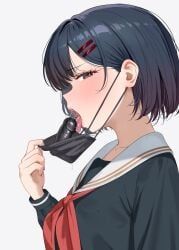 original, jiang_qian_xiao, 1girl, 1girls, black_serafuku