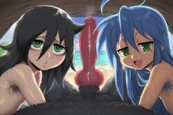 konata_izumi, kuroki_tomoko, lucky_star, watashi_ga_motenai_no_wa_dou_kangaetemo_omaera_ga_warui!, bigtub7775