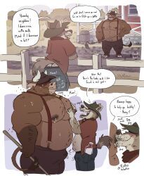 ruffus_woofus, anthro, anthro_on_anthro, areola, bara