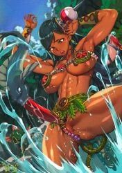 luna_luna, queen's_blade, f.s., 1girls, abs