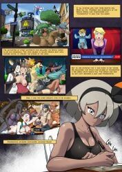 aggron, alexa_(pokemon), bea_(pokemon), beautifly, eevee