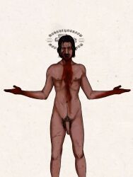 nubbins_sawyer, texas_chainsaw_massacre, texas_chainsaw_massacre_game, 1boy, black_hair